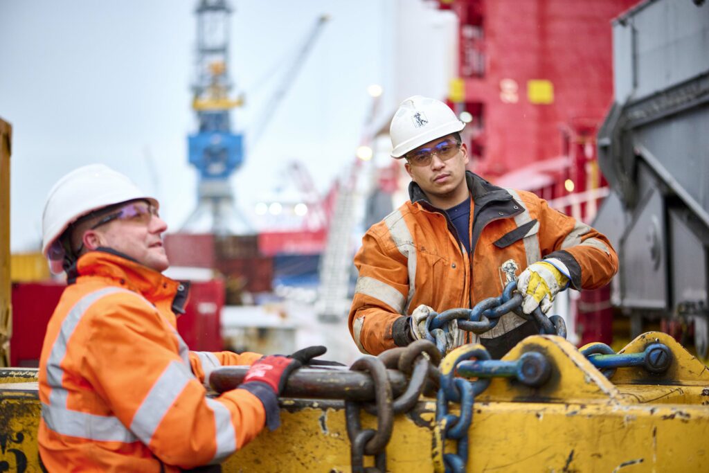 Successful HSE policy: Steinweg employees